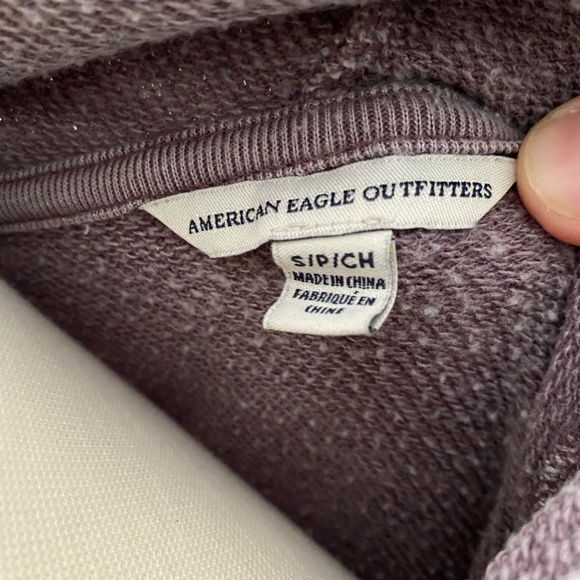AE Purple Hoodie SZ S - Picture 4 of 6